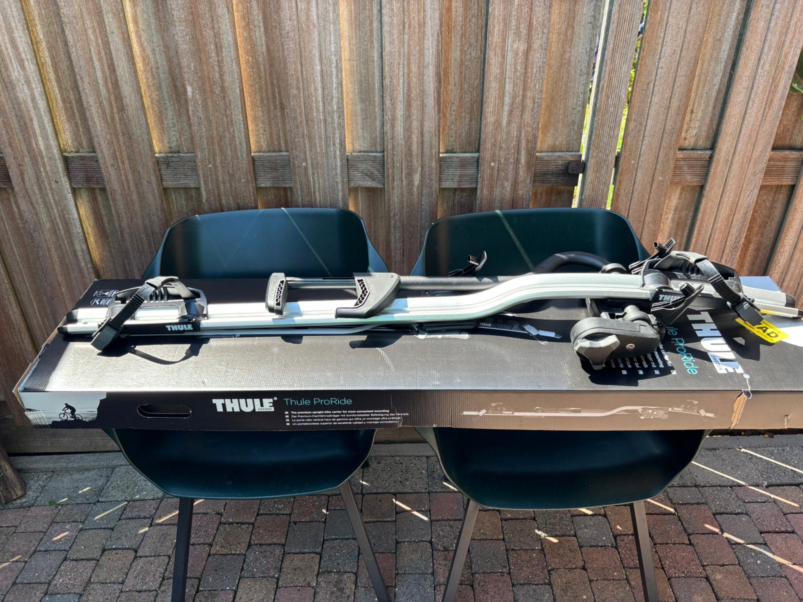 Thule Proride 598 fietsendrager dak, Auto diversen, Fietsendragers, Ophalen, Elektrische fiets, Zo goed als nieuw, Dakdrager