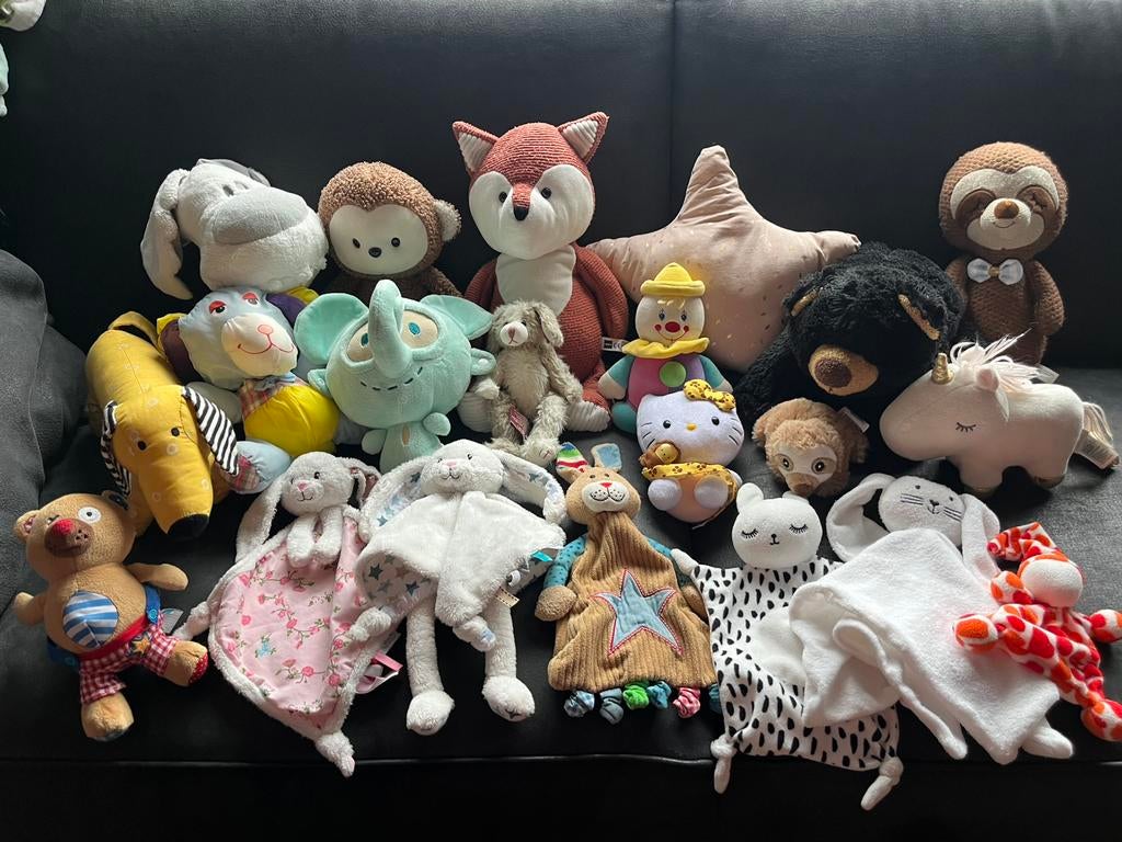 Diverse knuffels Hema, little dutch, happy horse, kika, Kinderen en Baby's, Speelgoed | Knuffels en Pluche, Zo goed als nieuw