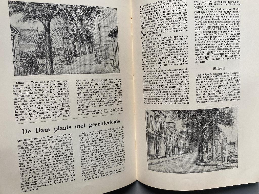 Wandeling door Zaandam. Omstreeks het jaar 1900, Ophalen of Verzenden, 19e eeuw, Gelezen