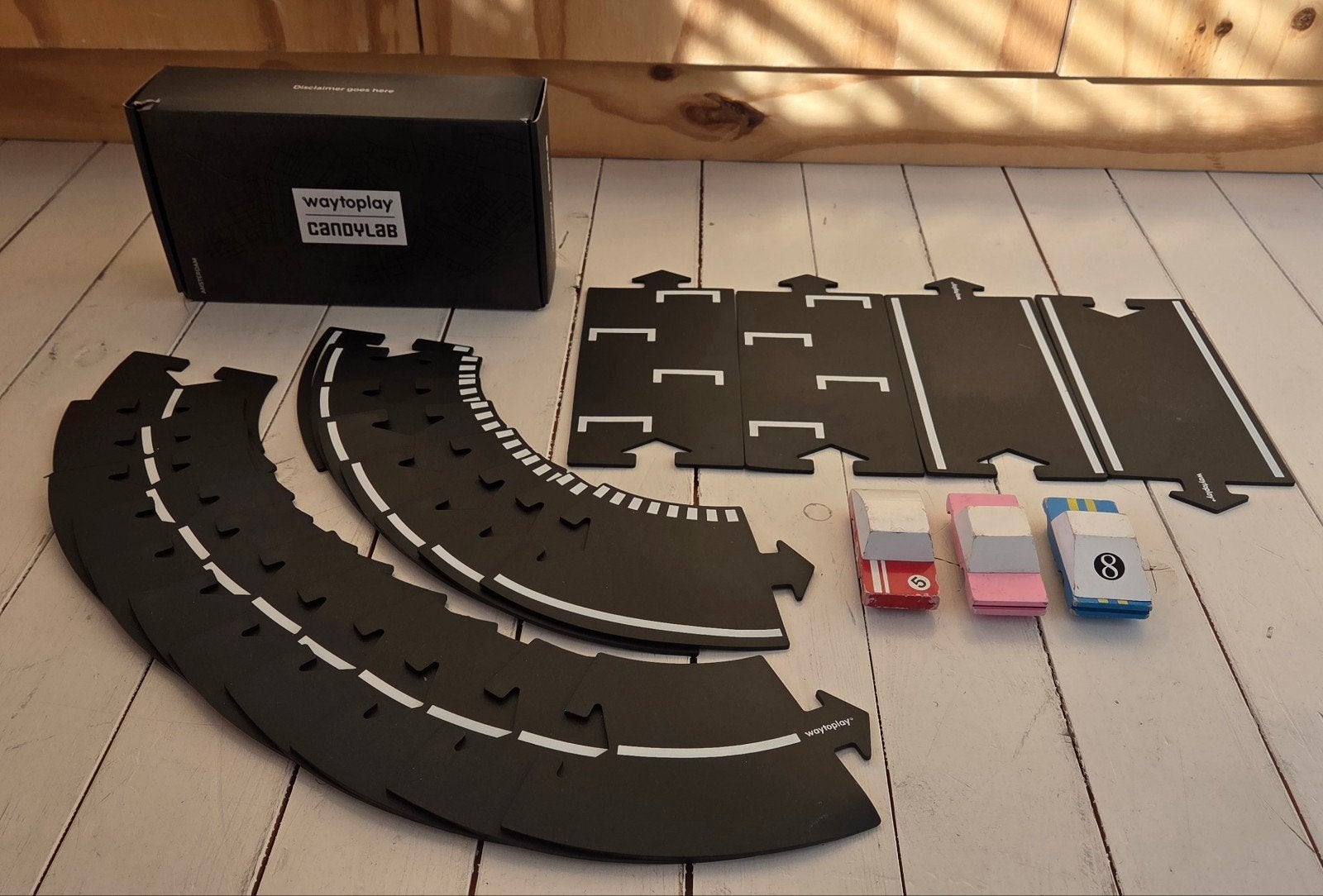 Waytoplay Candylab autobaan, Ophalen of Verzenden, Zo goed als nieuw, Handmatig, Overige merken
