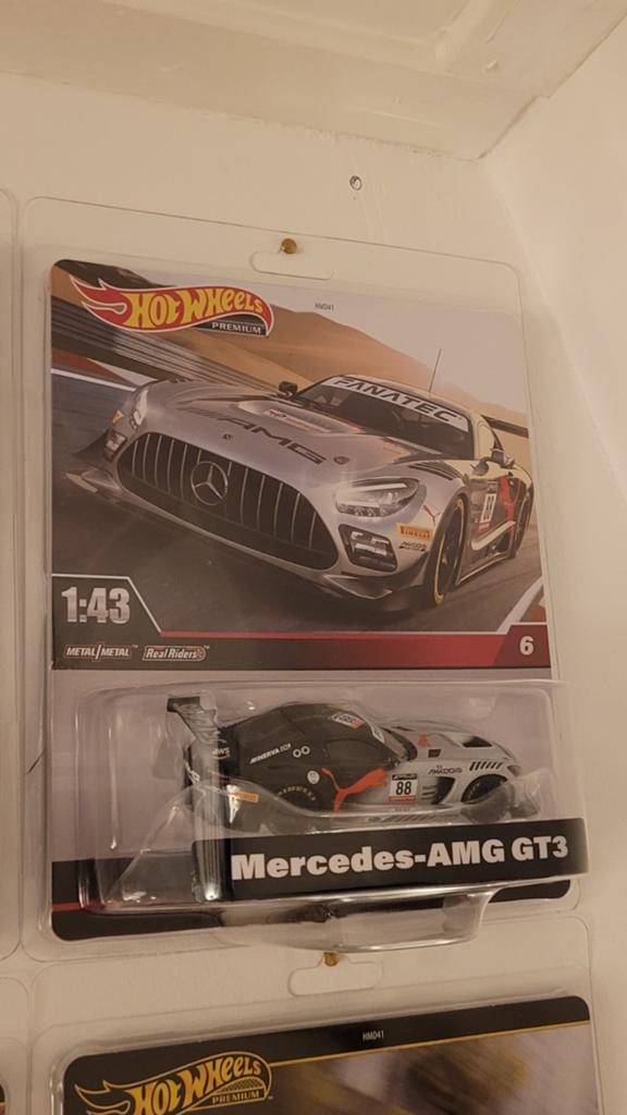 Hot Wheels Premium Mercedes-AMG GT3 1:43, Ophalen of Verzenden, Nieuw, Auto, Overige merken
