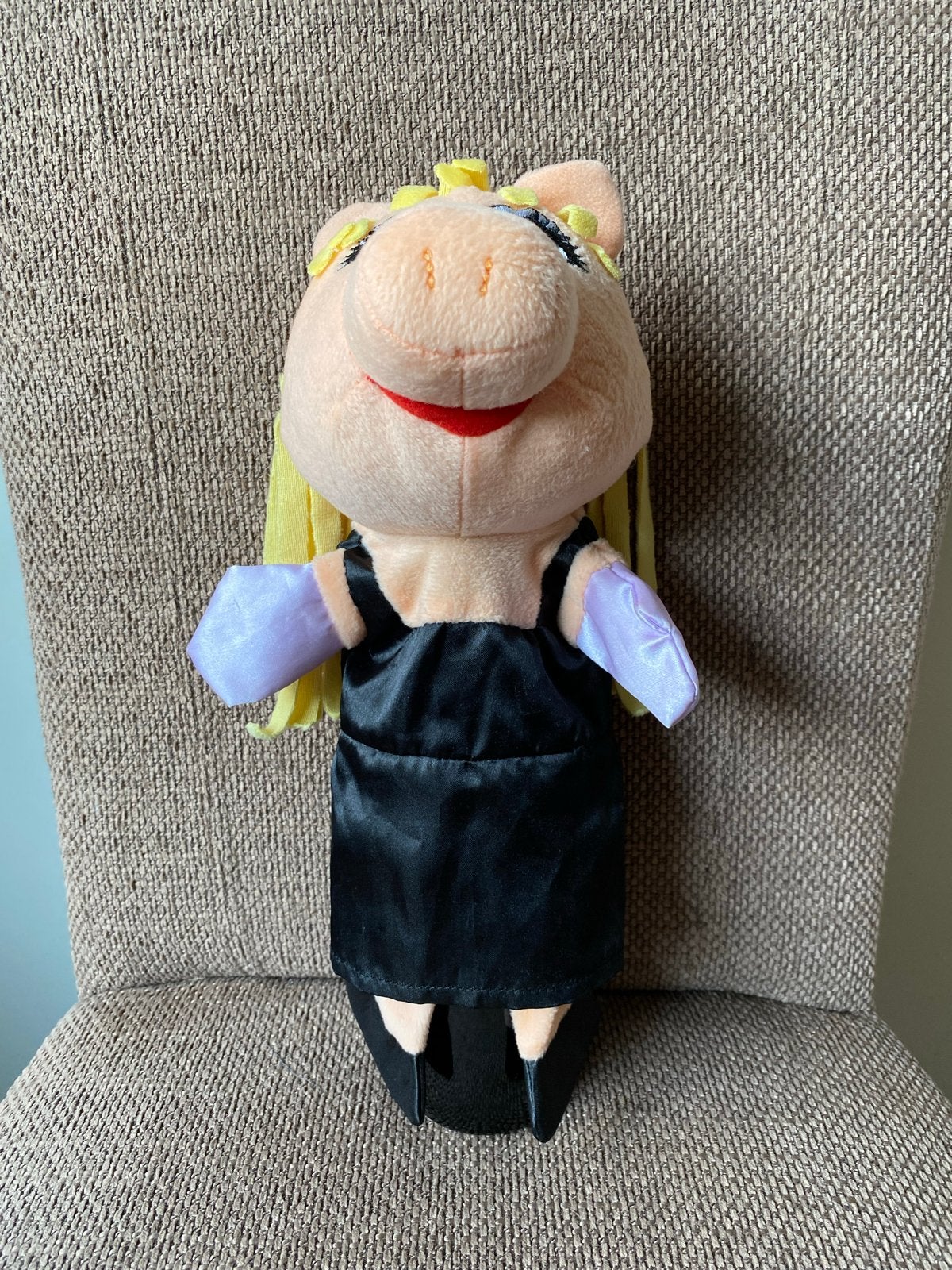 Muppets Miss Piggy handpop- Disney pluche pop, Disney, Overige typen, Ophalen of Verzenden, Middelgroot (20 tot 80 cm)