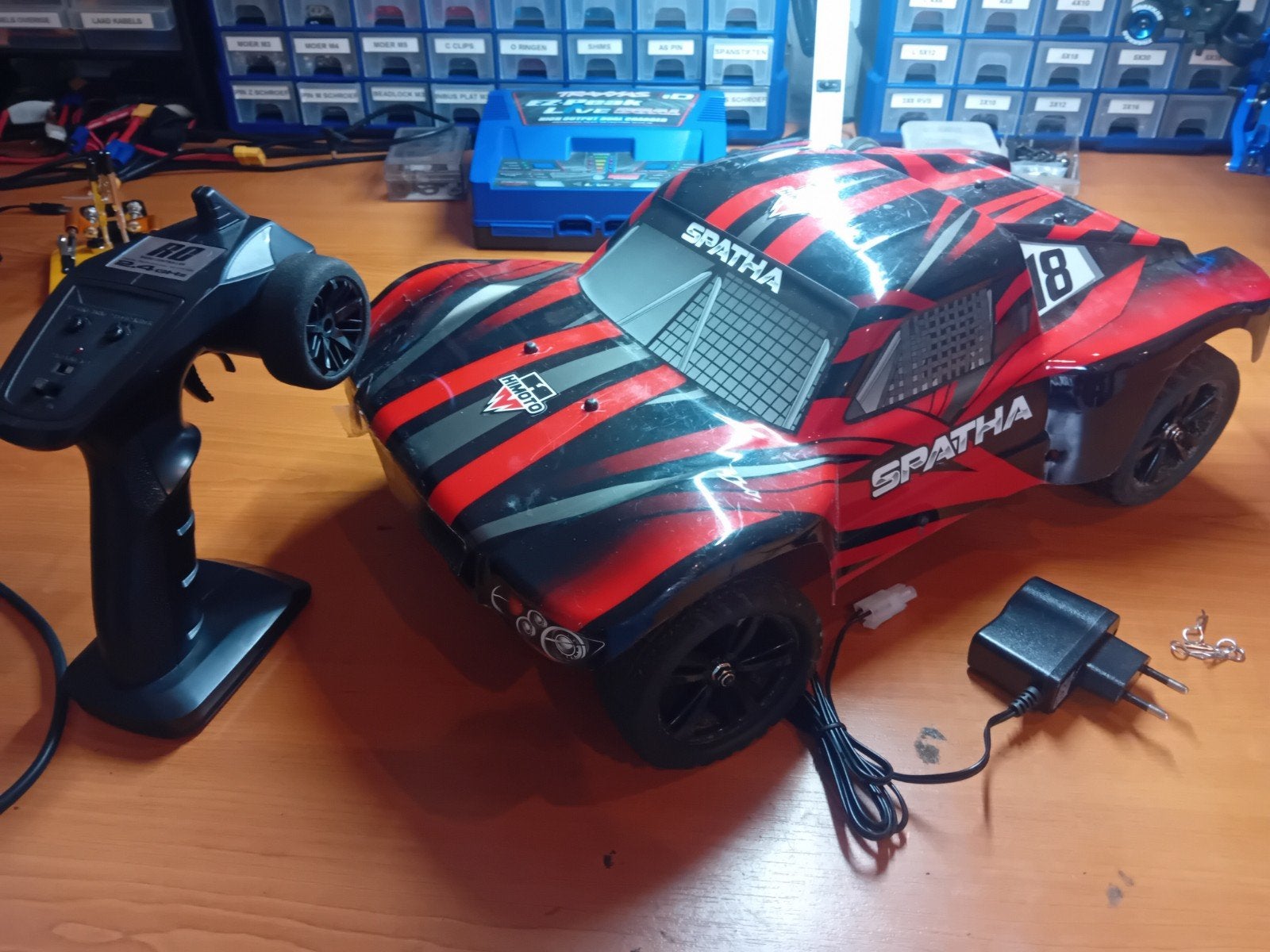 Himoto Spatha 4x4 RC auto complete set - ideaal voor beginne, Elektro, Gebruikt, Auto offroad, Ophalen of Verzenden