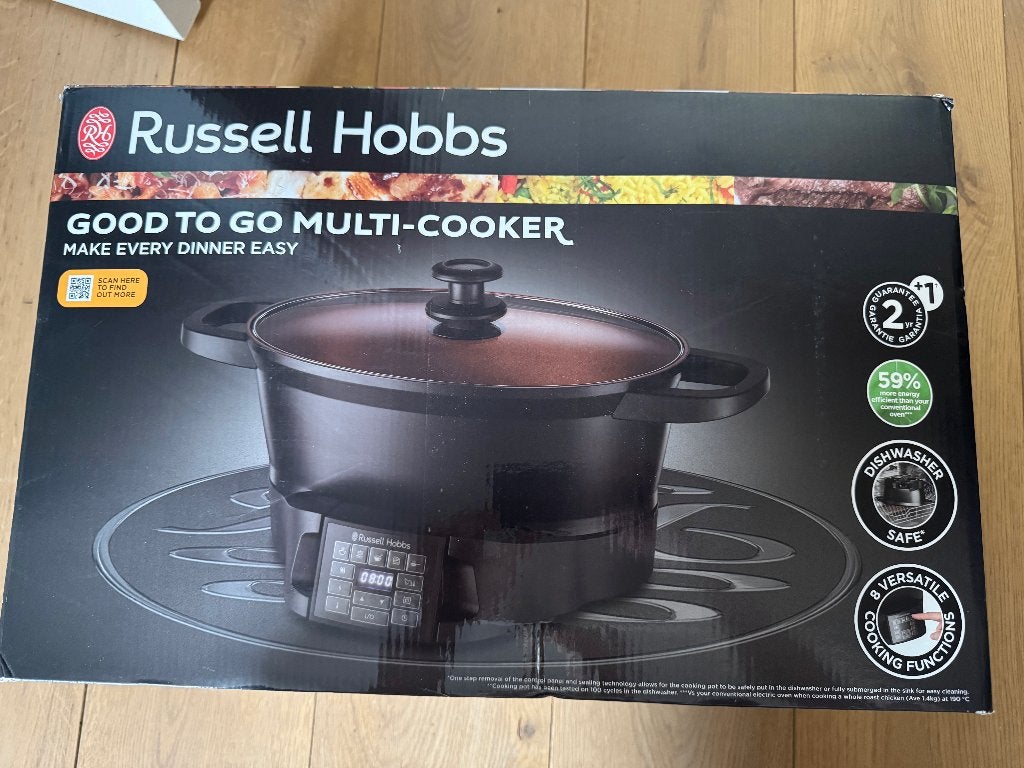 Russell Hobbs Good To Go Multicooker 6.5L, Witgoed en Apparatuur, Slowcookers, Ophalen, Timer, Zo goed als nieuw