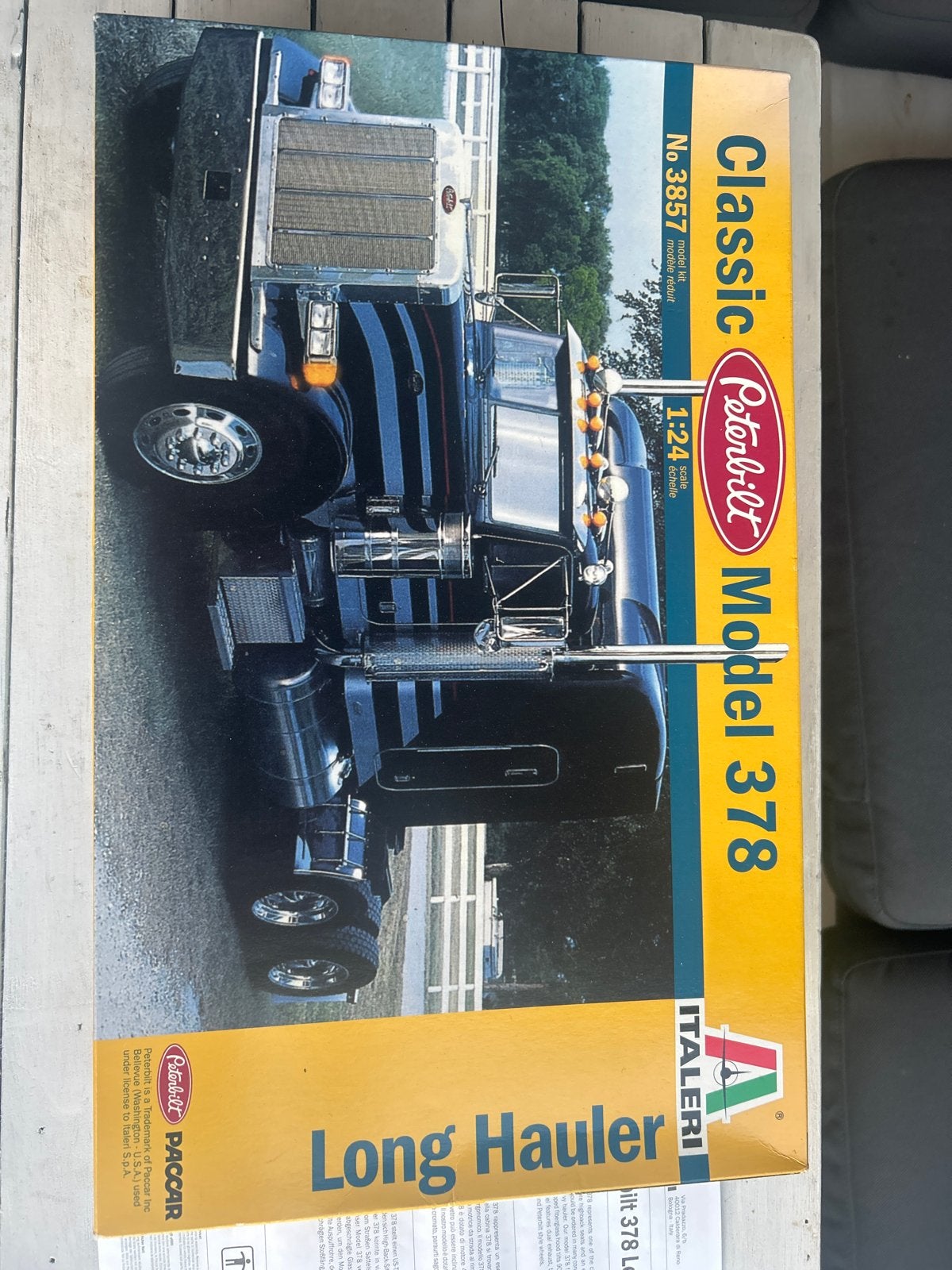 Italeri Peterbilt Model 378 Long Hauler schaalmodel, Italeri, 1:32 tot 1:50, Nieuw, Ophalen of Verzenden