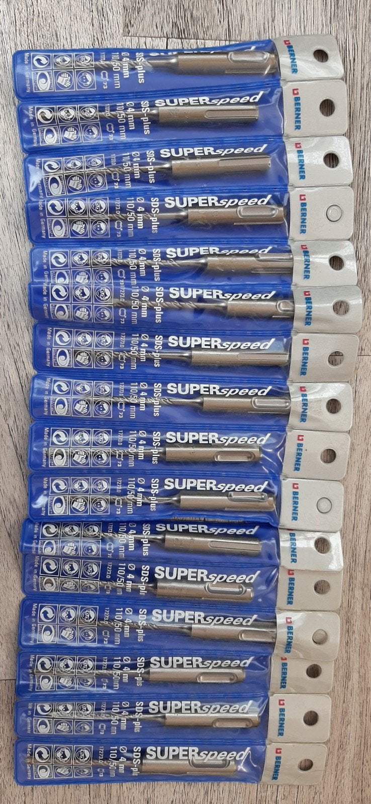 Berner SUPERspeed SDS-plus Boor 4mm x 110/50mm, Ophalen of Verzenden, Nieuw, Boor- en/of Breekhamer