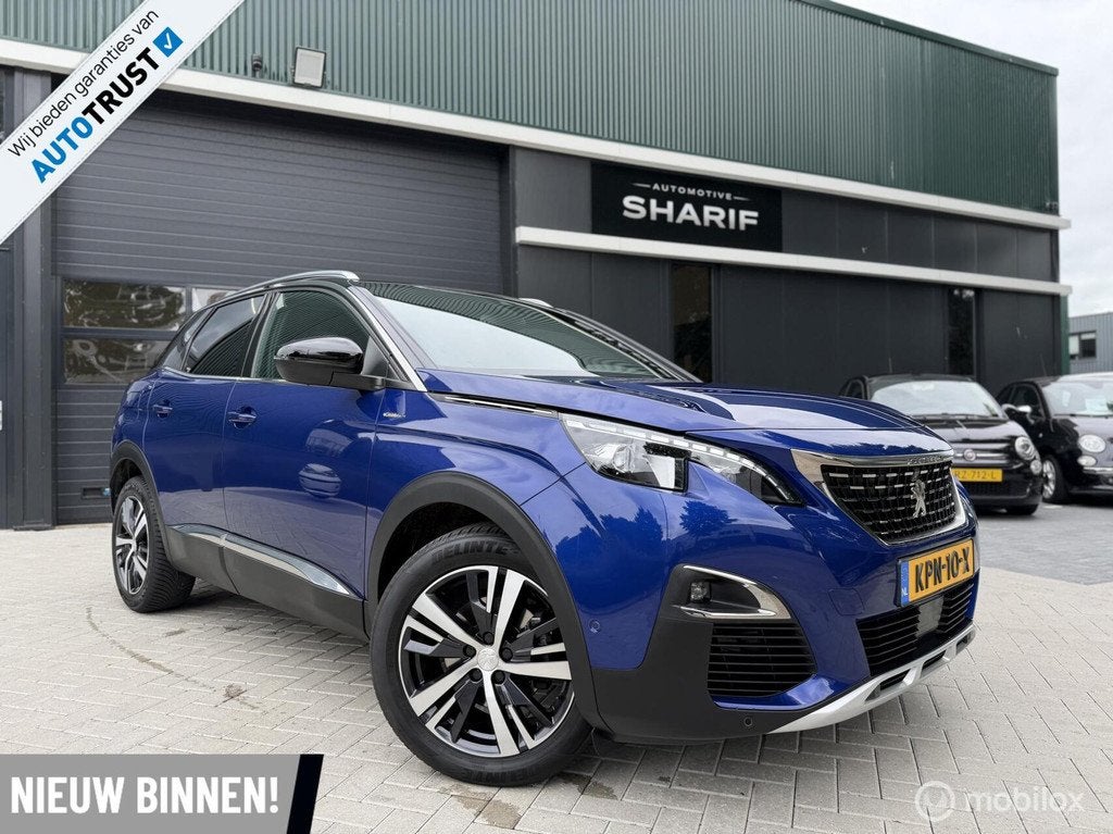 Peugeot 3008 1.2 PureTech GT Line |D.Onderhoud|D.riemv.v|, Auto's, Gebruikt, 1199 cc, Leder en Stof, Bedrijf