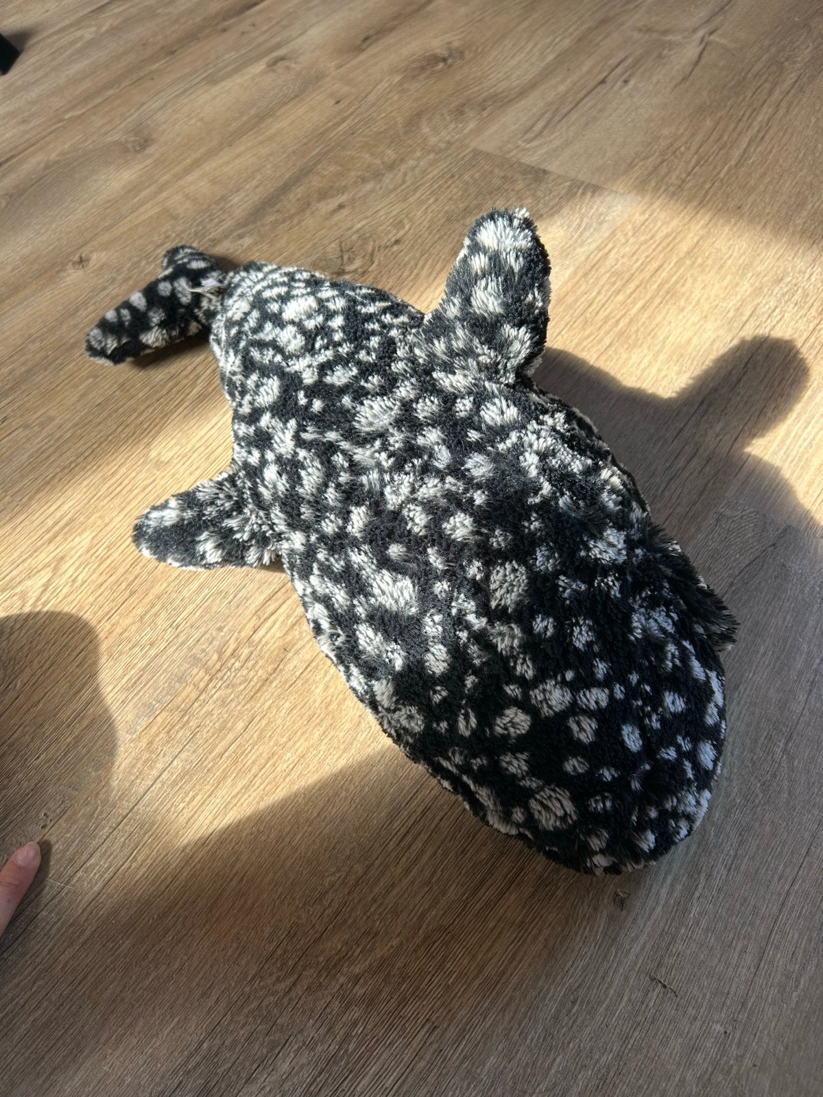 Zeldzame Jellycat Walvis Zwart Wit - 60 cm, Jellycat, Overige typen, Zwart, Ophalen of Verzenden