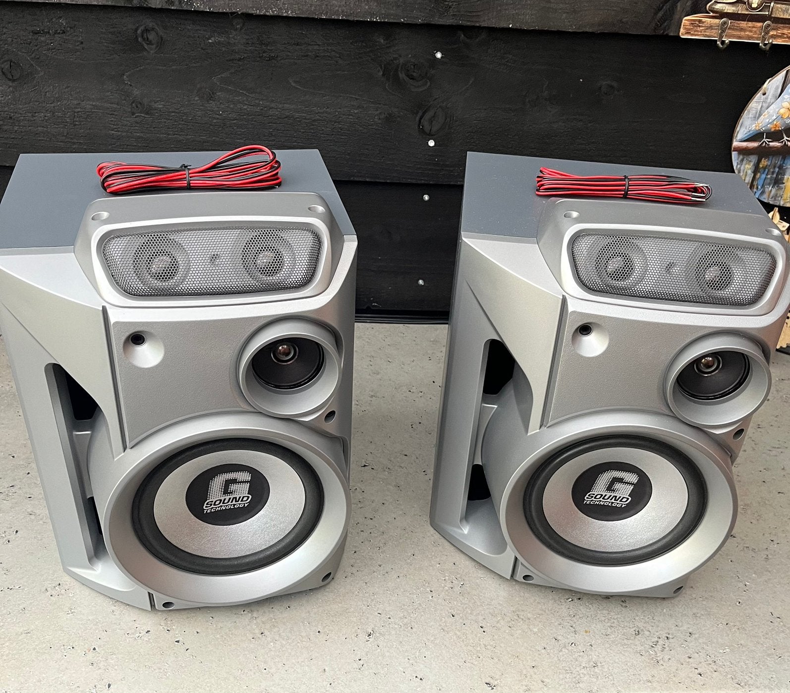 Set Philips boekenplank speakers 100watt, Audio, Tv en Foto, Luidsprekers, Philips, G, G, G