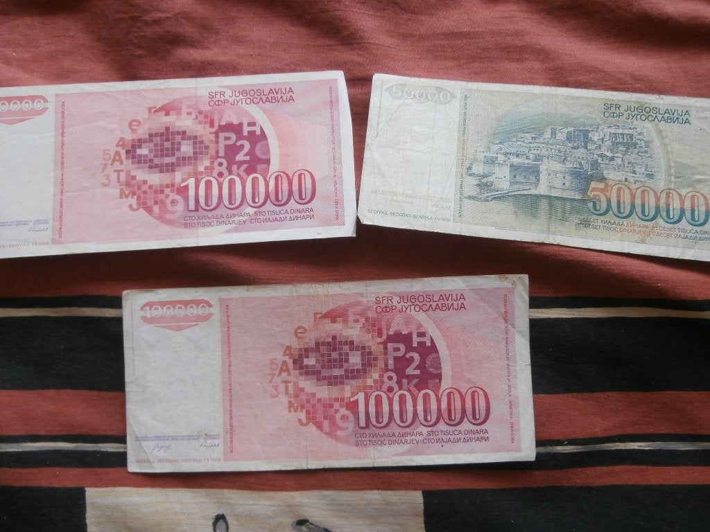 Munten bankbiljet Joegoslavië Dinar papier geld biljet, Ophalen of Verzenden, Joegoslavië, Los biljet