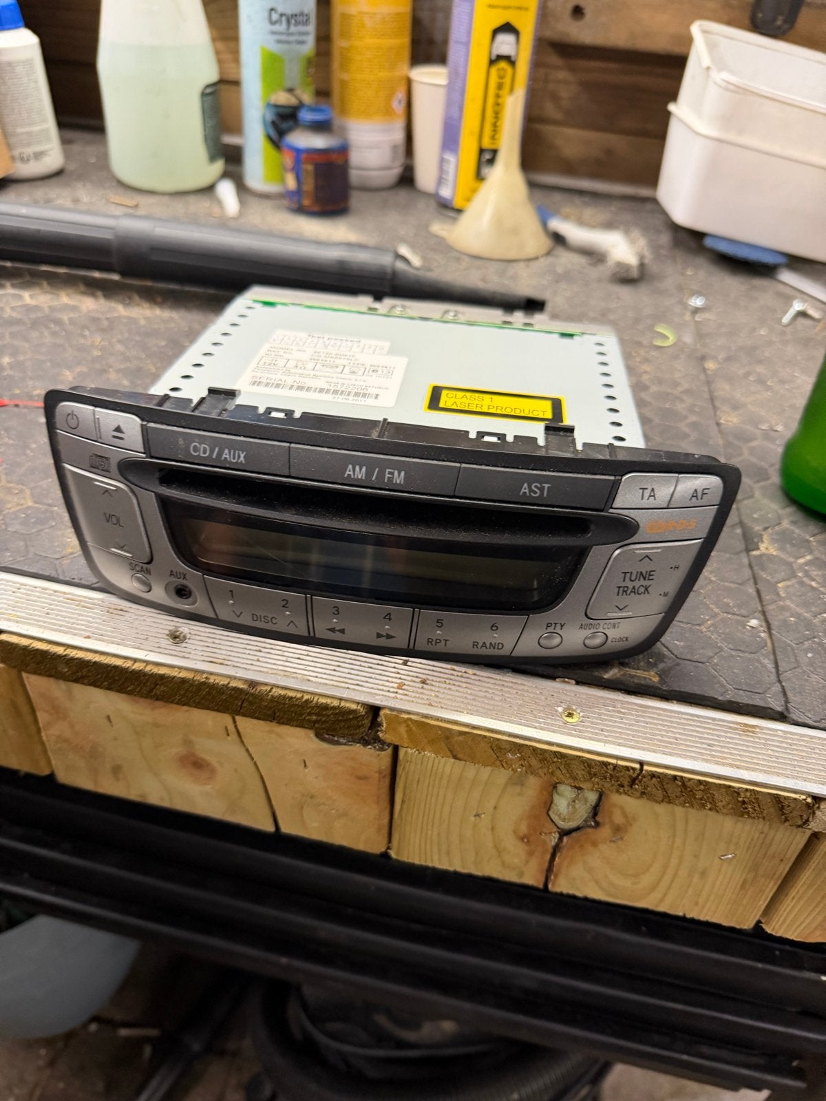 Peugeot 107 Radio CD/AUX Speler - Origineel Onderdeel, Ophalen, Gebruikt