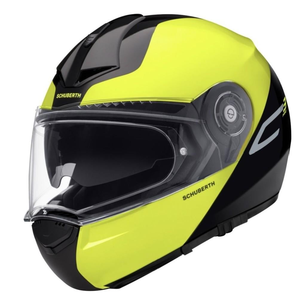 Schuberth C3 Pro Systeemhelm - Maat S 54/55 - Geel/Zwart, Motoren, Overige merken, Systeemhelm, Ophalen of Verzenden, Nieuw zonder kaartje