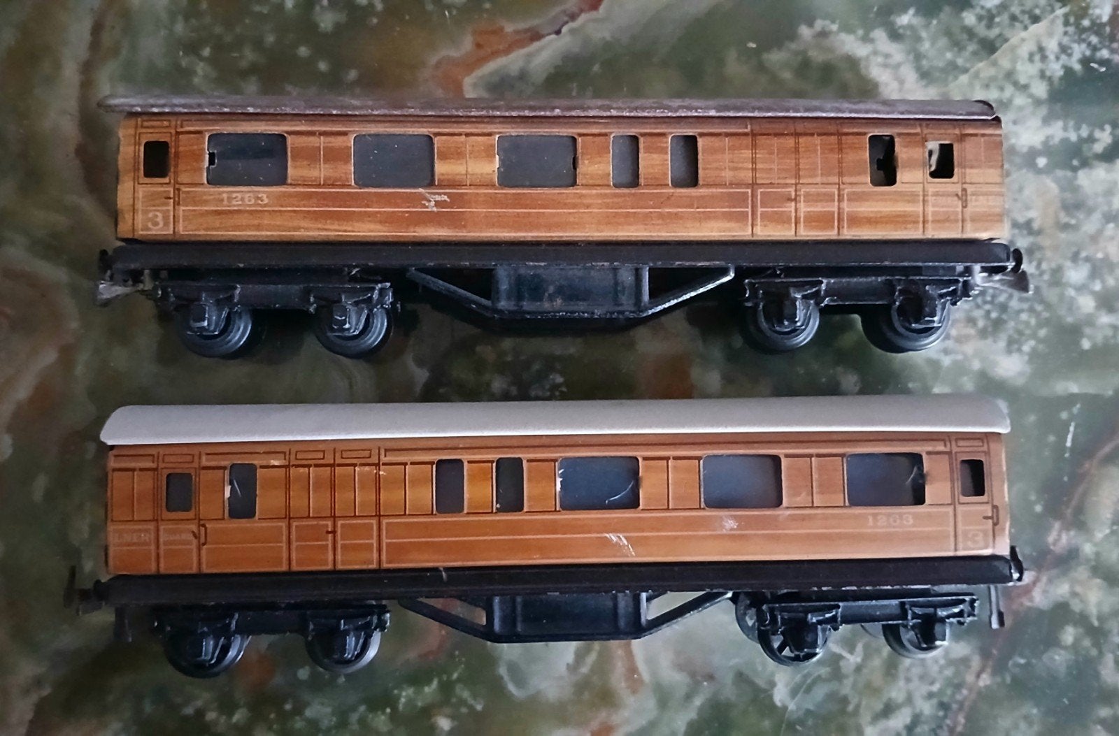 Trix Express 1263 3e klas wagons vintage, Ophalen of Verzenden, Gebruikt, Trein, Schaalmodel