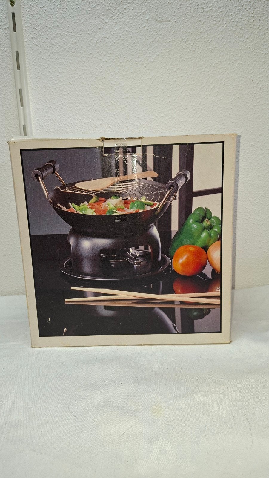 Party wokset met brander en accessoires, Ophalen, Nieuw, Rvs, Wok