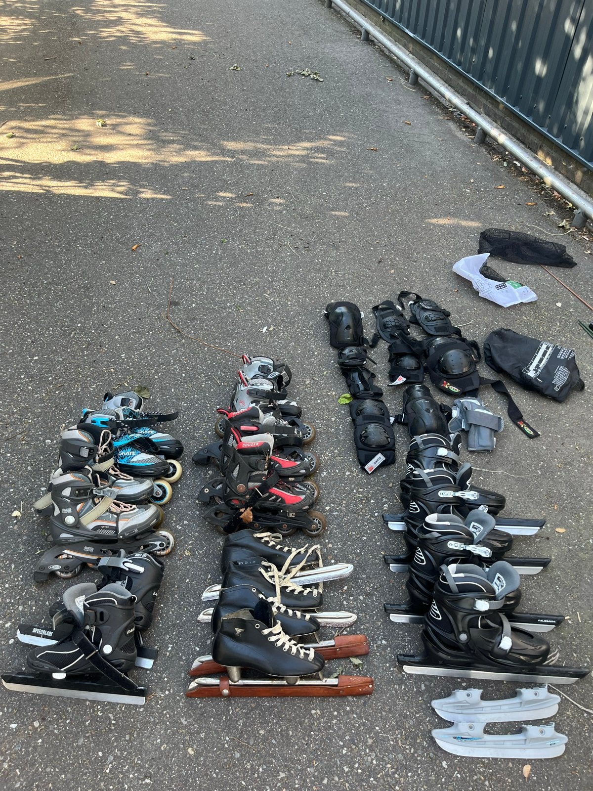 Diverse schaatsen en skeelers met bescherming, Ophalen, Gebruikt, Noren, Viking