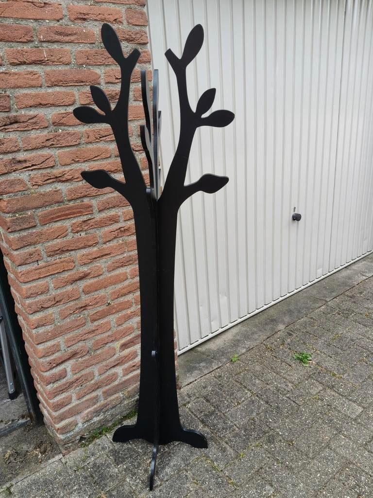 Zwarte boom kapstok - Uniek design voor elke hal, Huis en Inrichting, Woonaccessoires | Kapstokken, Overige materialen, Gebruikt