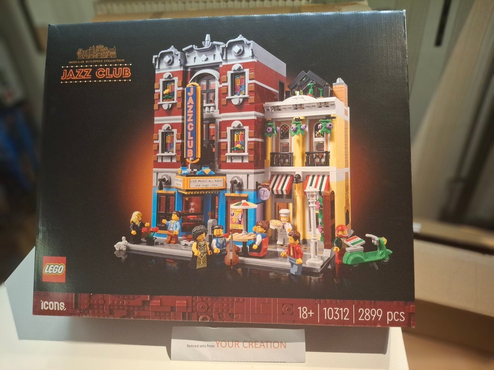 Nieuw Lego Icons 10312 Jazzclub, Inclusief minifiguren, Lego, Nieuw, Ophalen of Verzenden