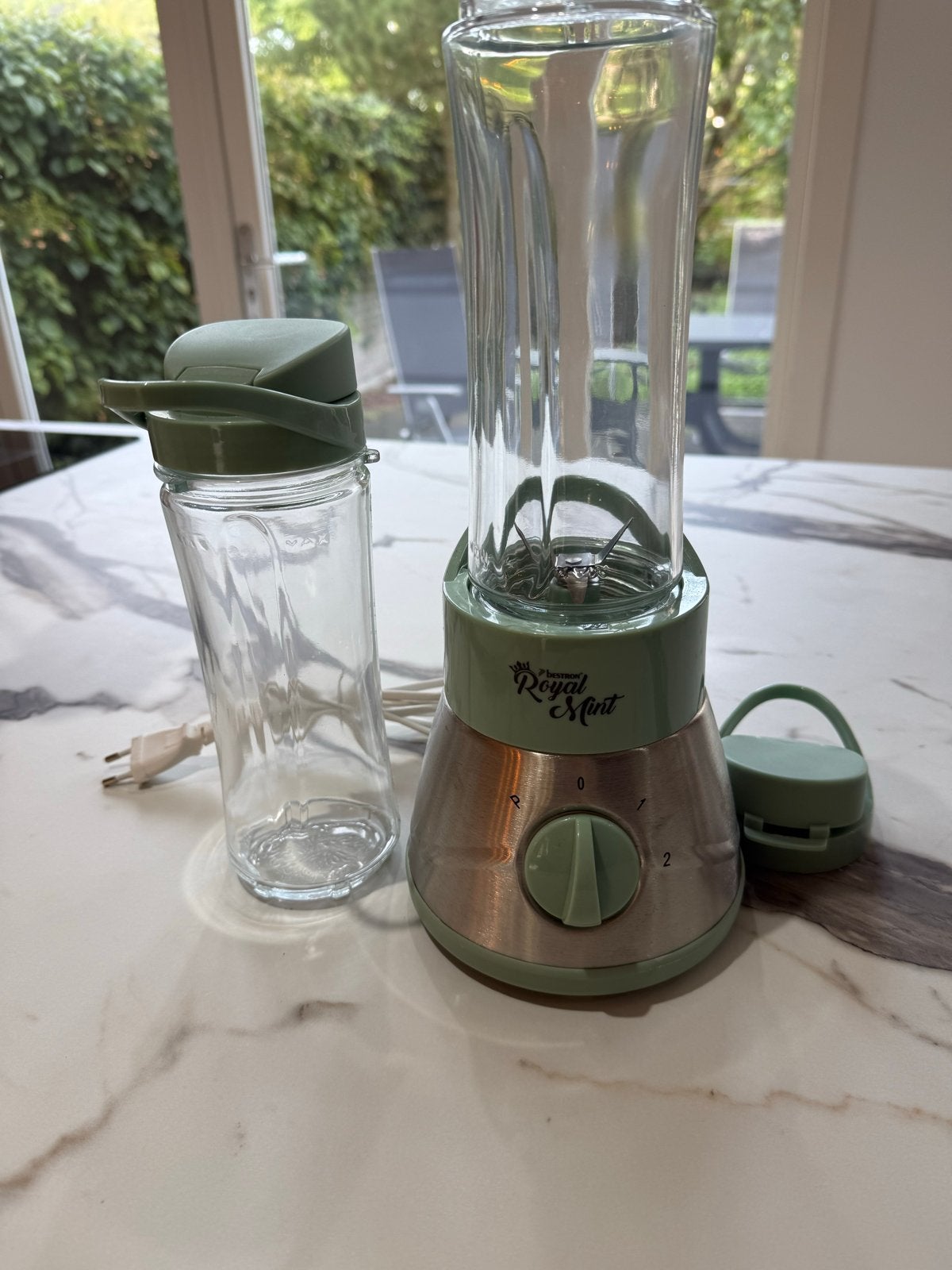 Bestron Royal Mint Smoothie Maker - Zo goed als nieuw, Witgoed en Apparatuur, Ophalen of Verzenden, Zo goed als nieuw, Blender to go