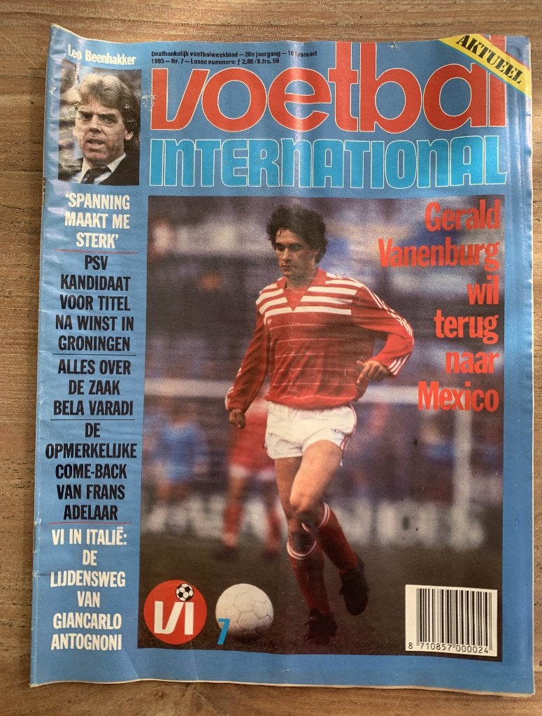 Voetbal International VI Div. tijdschriften uit 1985 / €1,50, Ophalen of Verzenden, Zo goed als nieuw, Roda JC, Poster, Plaatje of Sticker