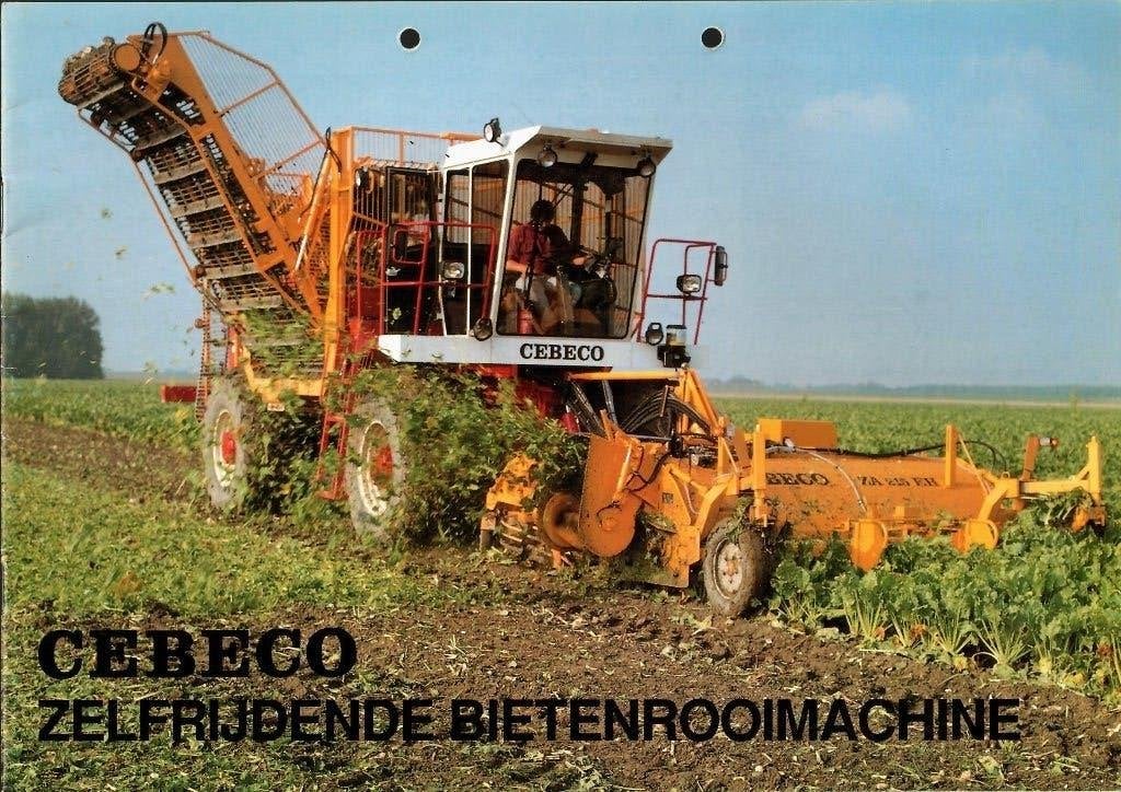 Folder CEBECO bietenrooier AGRIFAC ZA 215EH zeer mooi, Ophalen of Verzenden, Zo goed als nieuw, Folder