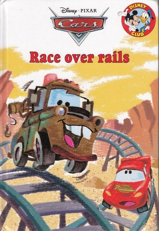 Disney Boeken Club - Cars: Race Over Rails, Boeken, Fictie algemeen, Walt Disney, Ophalen of Verzenden, Zo goed als nieuw