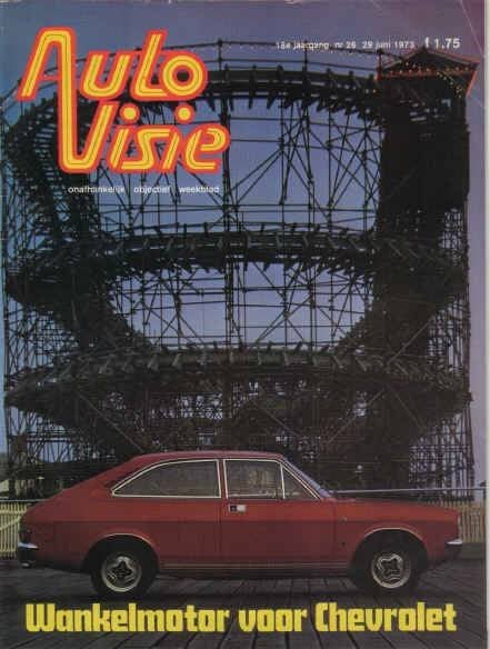 Autovisie 26 1973 : Toyota Corolla 1200 - James Bond 007, Ophalen of Verzenden, Gelezen, Algemeen