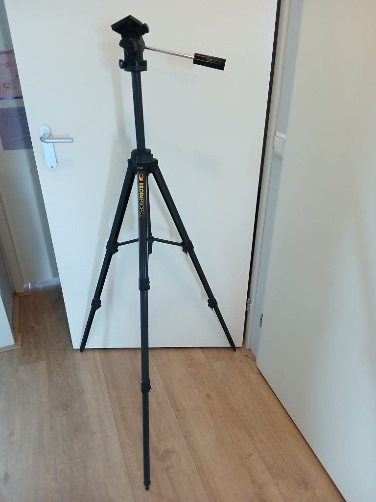 Camera statief, Audio, Tv en Foto, Fotografie | Statieven en Balhoofden, Ophalen, 3-assige stabilisatie, Bilora, Driepoot