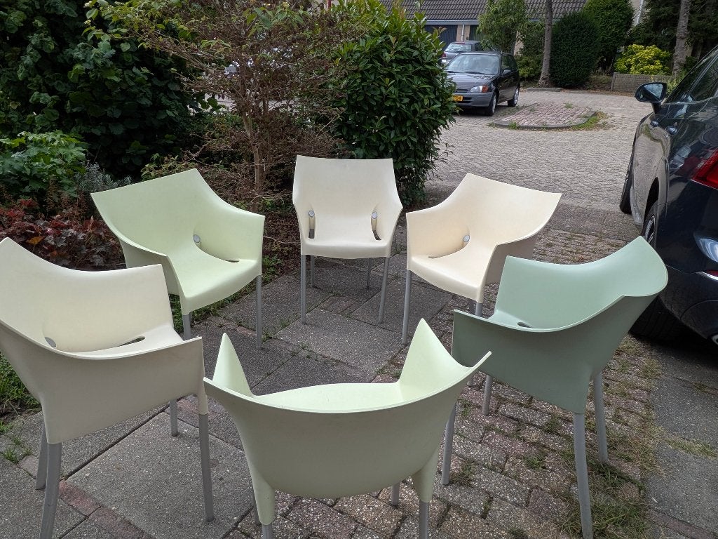 Stoelen, Ophalen, Kunststof, Gebruikt, Overige kleuren