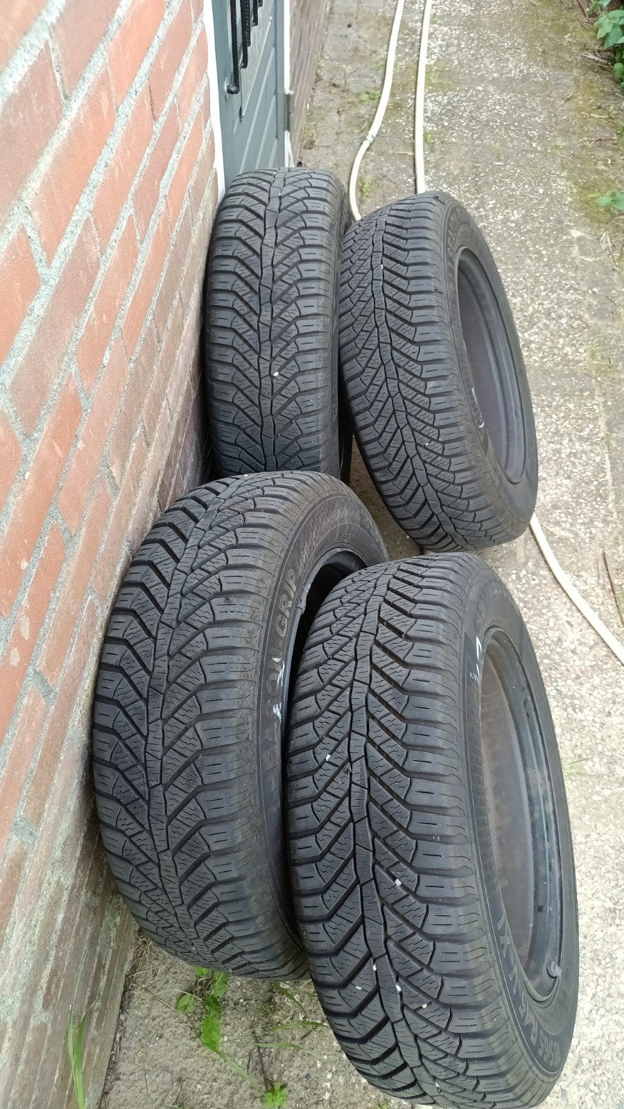 Gebruikte winterbanden 185/65x15 met velgen, profiel >6mm, Ophalen, Gebruikt, 15 inch, Banden en Velgen