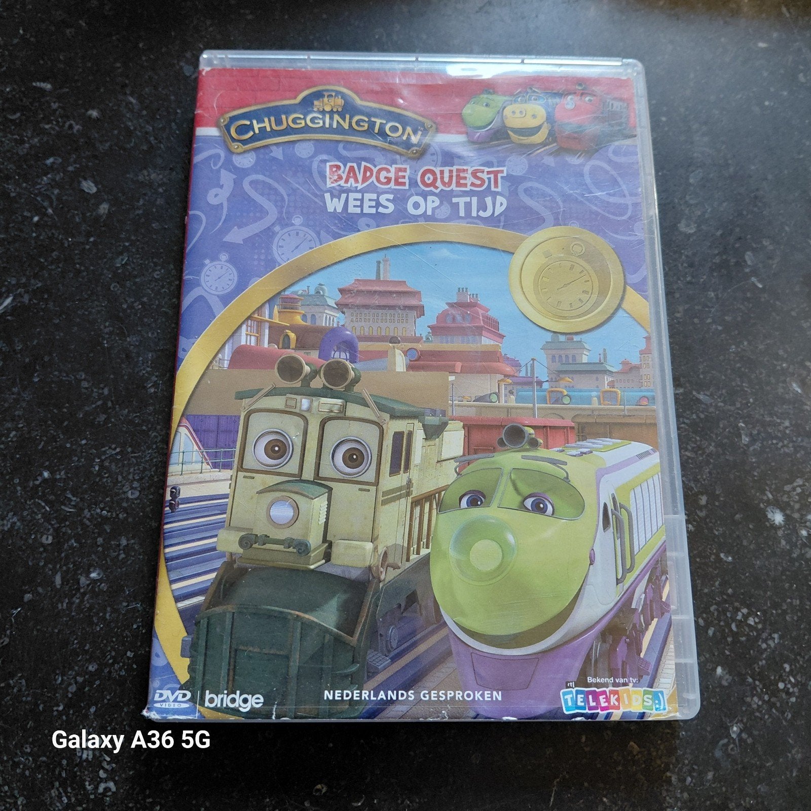 Chuggington: Badge Quest Wees Op Tijd DVD, Gebruikt, Alle leeftijden, Tv-serie, Familie