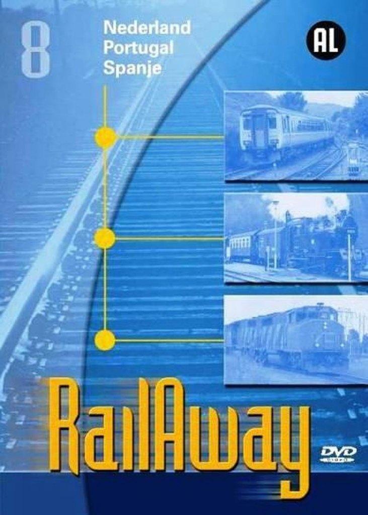 Rail Away Deel 8 Nederland Portugal Spanje DVD, Alle leeftijden, Verzenden, Zo goed als nieuw, Natuur