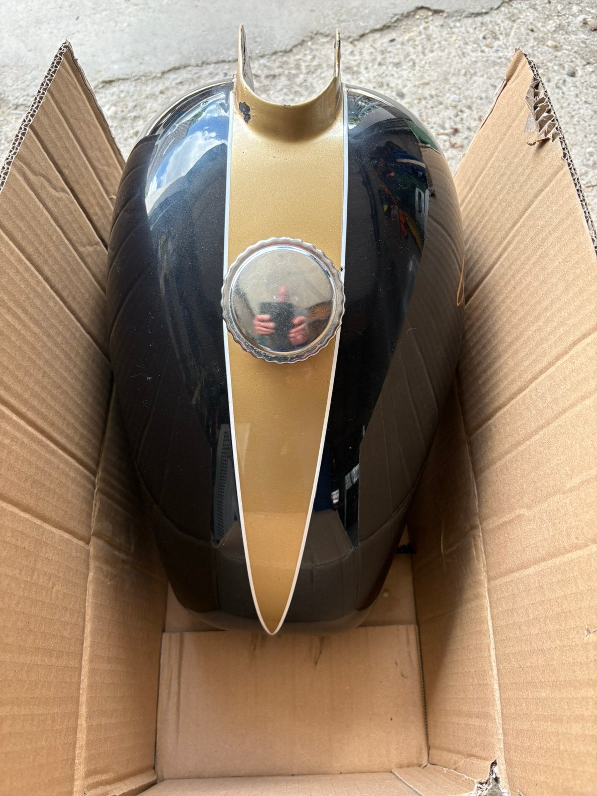 TK eitank kreidler begin jaren 60, Fietsen en Brommers, Brommeronderdelen | Kreidler, Gebruikt, Tank, Ophalen