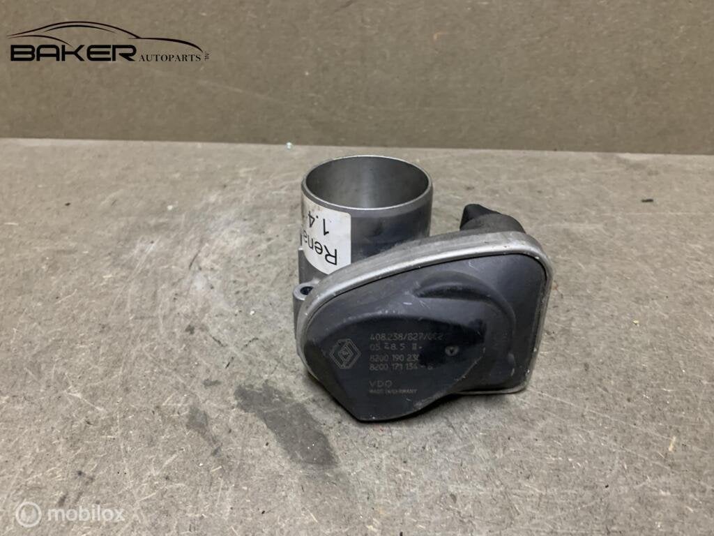 Gasklephuis Renault Clio III ('05->) 8200190230, Gebruikt, Renault, Ophalen of Verzenden, Renault