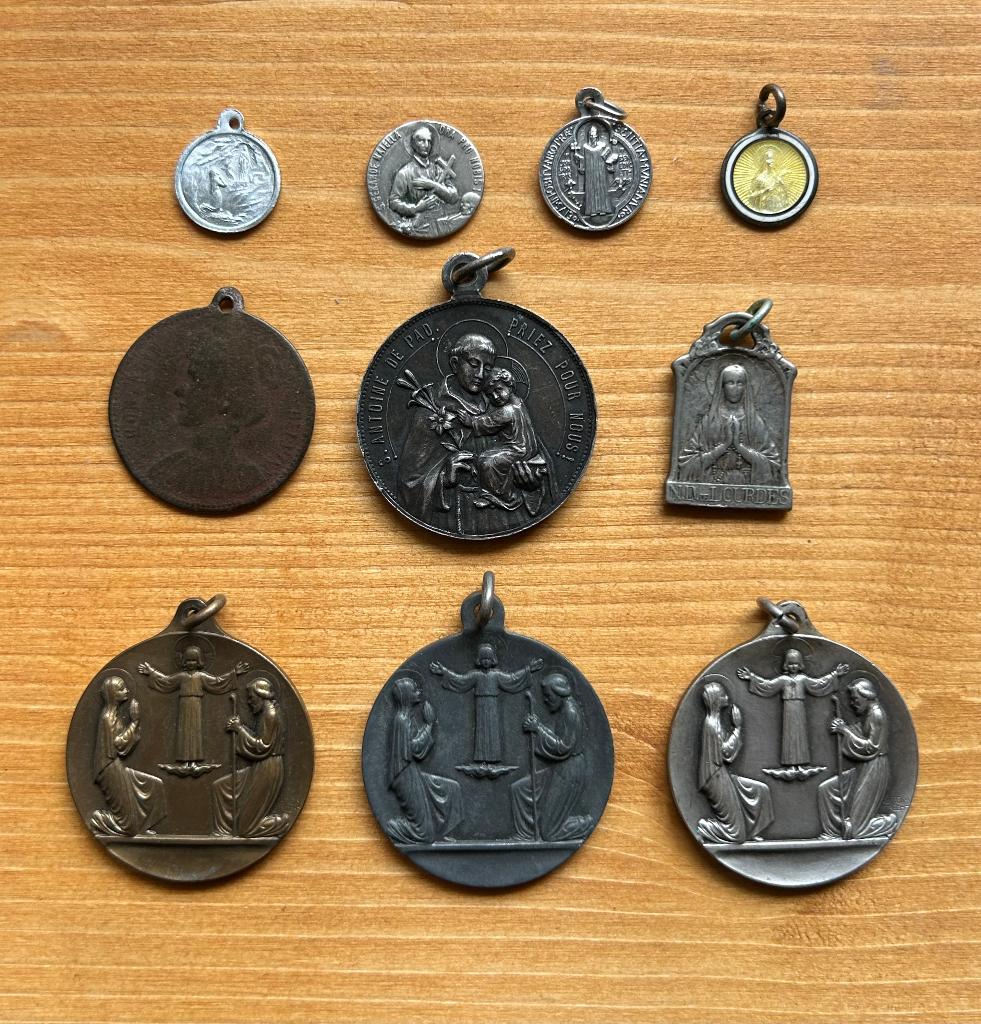 10 stuks penningen set (4), Ophalen of Verzenden, Nederland, Munten
