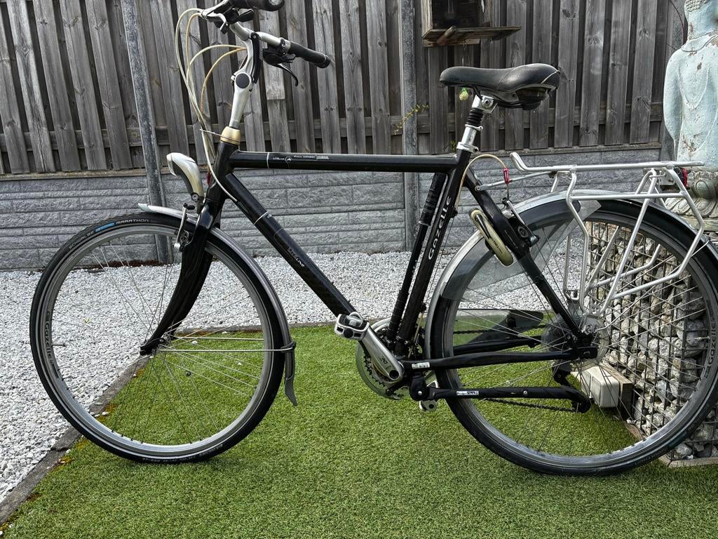 Gazelle Hybrid full Carbon Lite line- mt.57, Ophalen, Gebruikt, Velgrem, Versnellingen