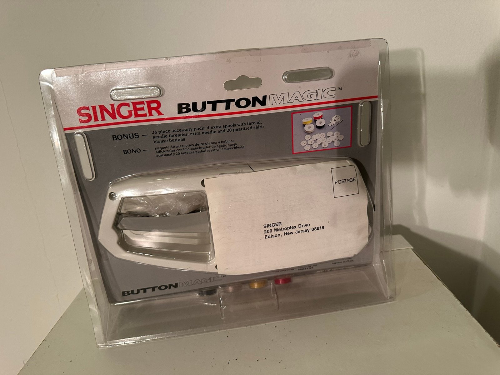 Singer Button Magic B110X-CS - Nieuw in verpakking, Ophalen of Verzenden, Nieuw, Toebehoren, Singer