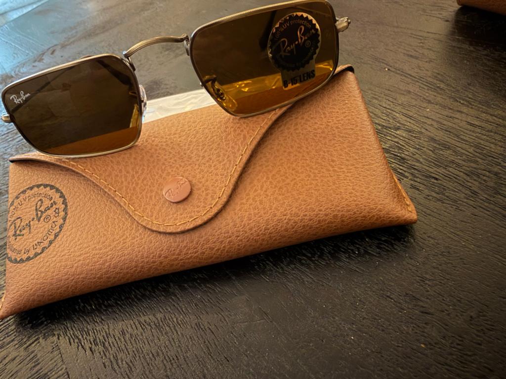 Nieuwe originele Ray-Ban zonnebril, Zonnebril, Bruin, Nieuw, Ophalen of Verzenden