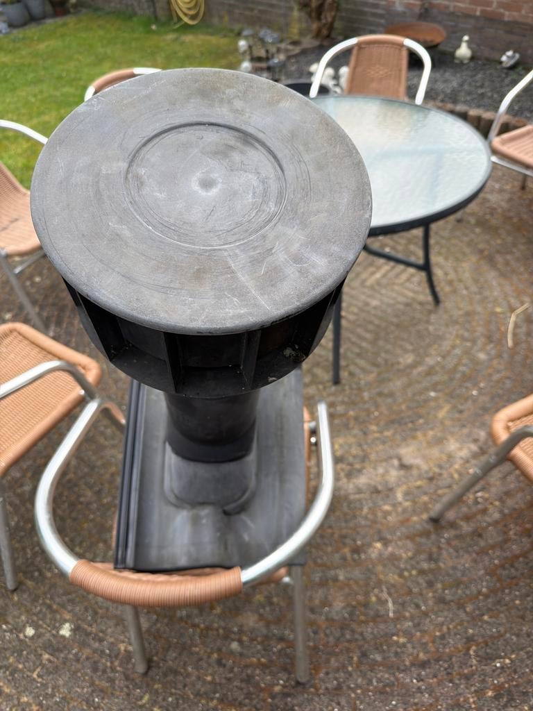 Ubbink Dakdoorvoer voor Rookgasafvoer - Gebruikt, Gebruikt, Zwart, Overige typen, Ophalen of Verzenden