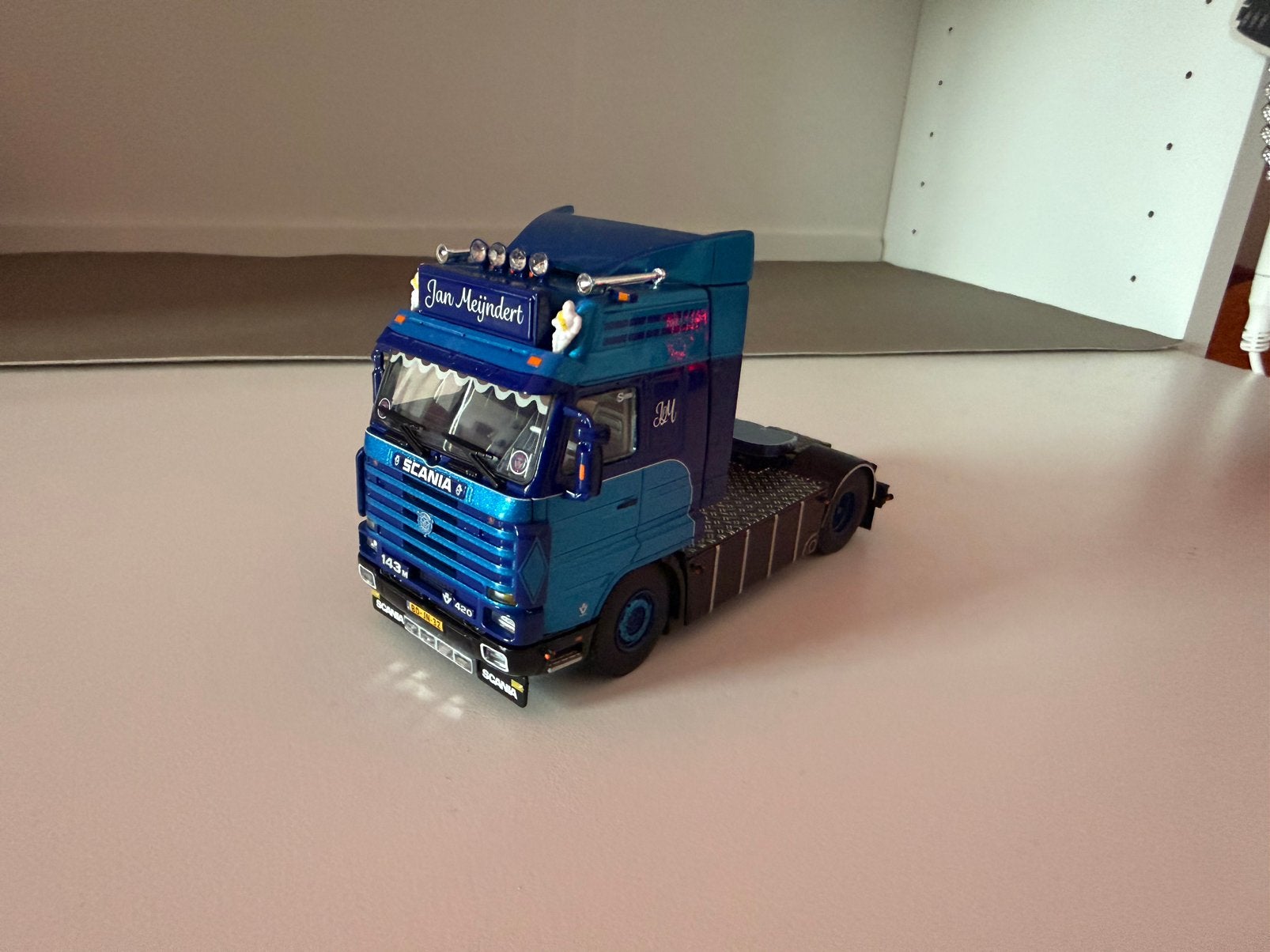 Scania 143 Wsi model, Hobby en Vrije tijd, Ophalen, Zo goed als nieuw, Bus of Vrachtwagen, Wsi