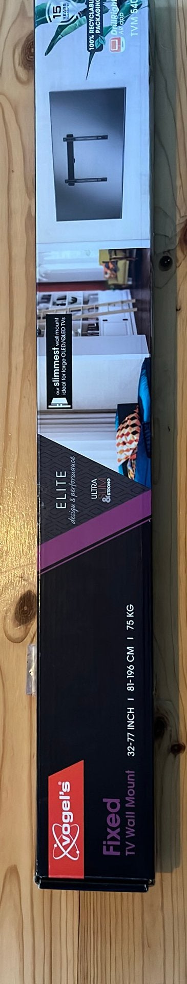 Vogels TVM 5405 Elite vaste tv-beugel (32-77 inch), Ophalen of Verzenden, Zo goed als nieuw