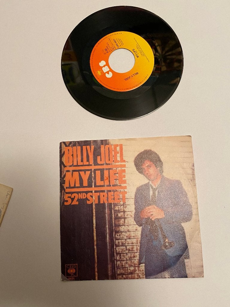 Billy Joel – My Life, Pop, 7 inch, Zo goed als nieuw, Fotohoes