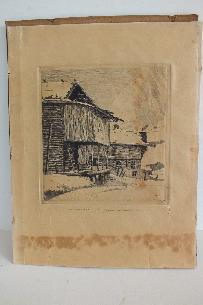 OUDE  ETS MET VOCHTSCHADE, Ophalen of Verzenden