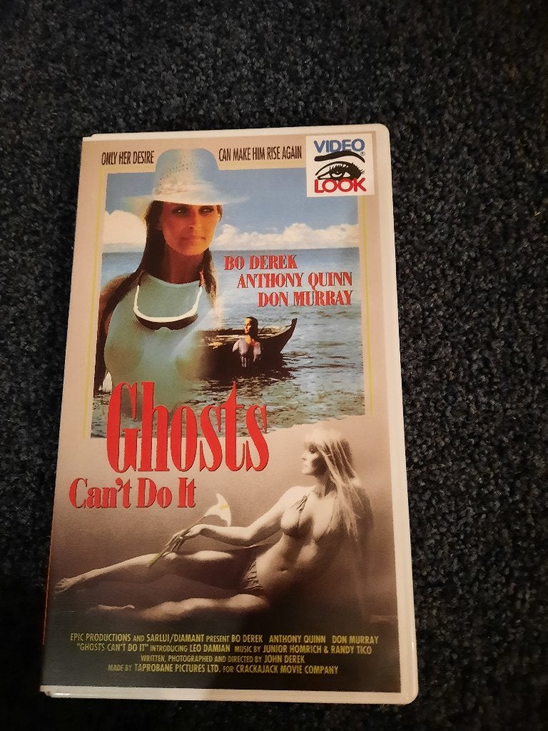 GHOST CAN'T DO IT! Spelefilm met Bo Derek Op VIDEO!, Ophalen of Verzenden, Zo goed als nieuw, Komedie, Vanaf 6 jaar