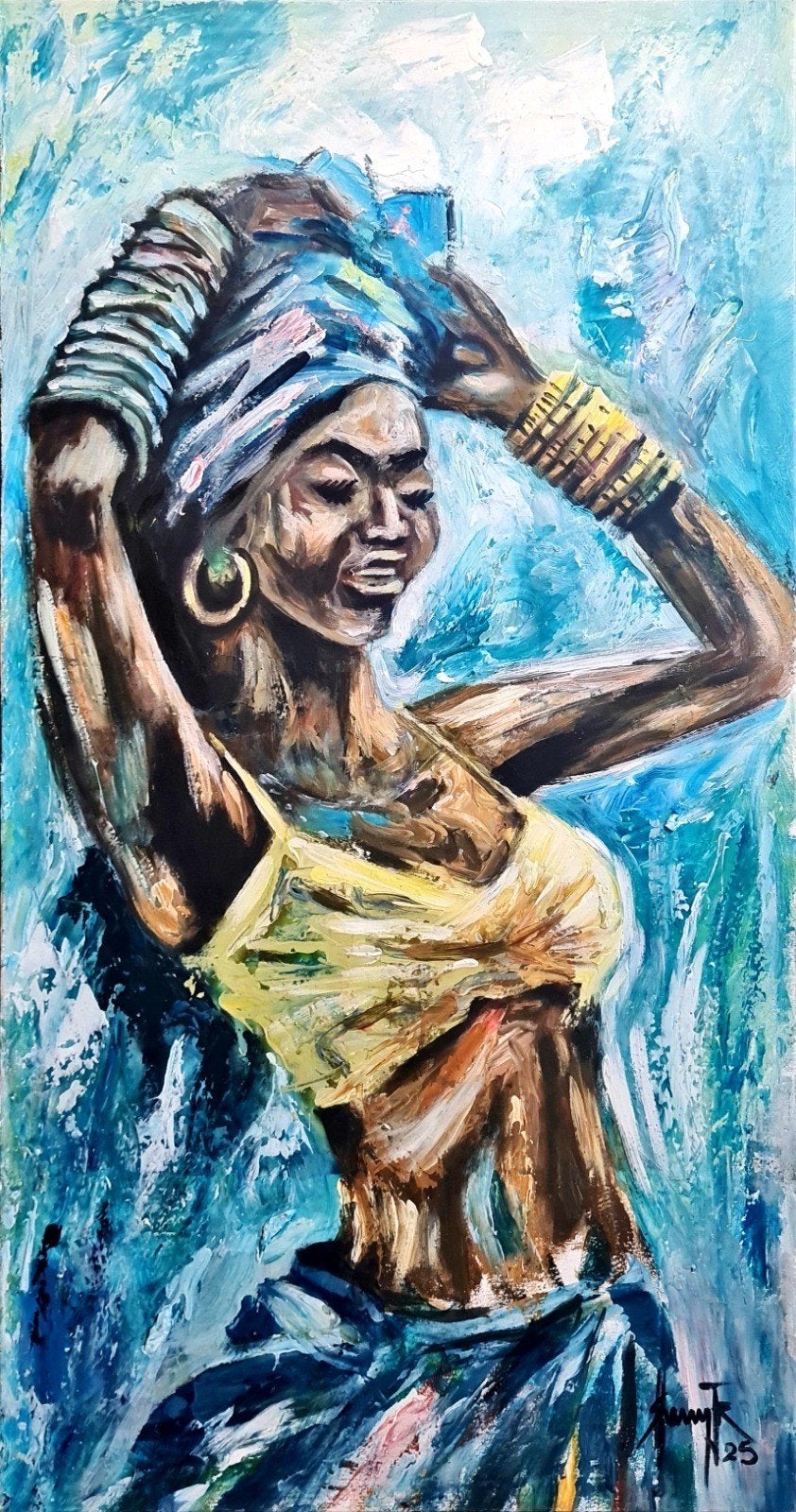 Dancing lady 3 (Ibrahim Sesay Jr.), Ophalen