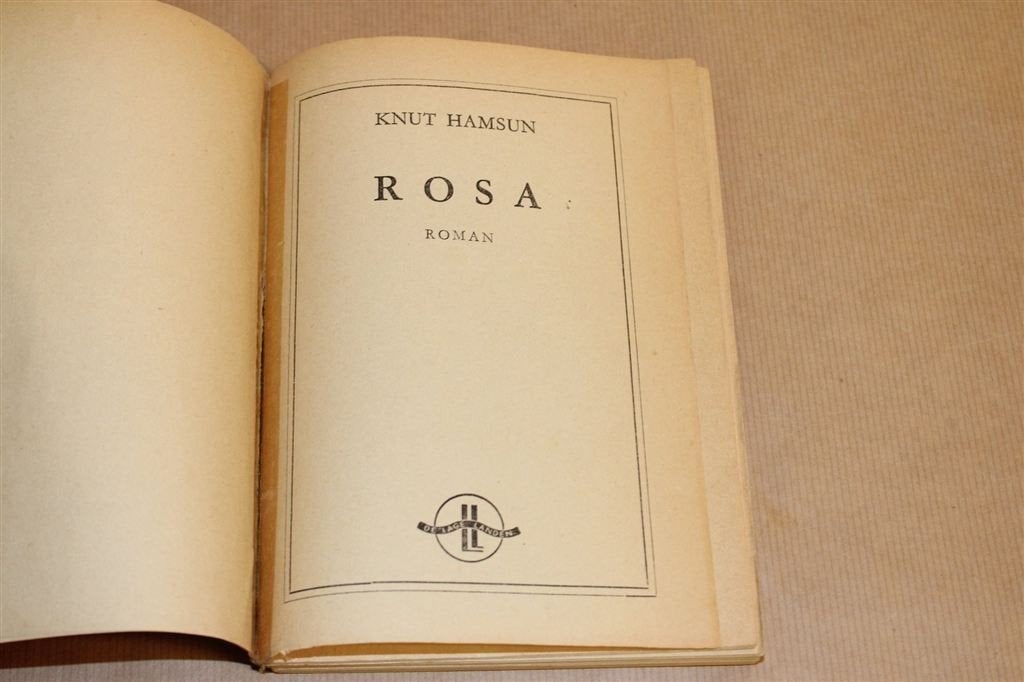 Rosa — Roman — Hamsun [1943], Boeken, Literatuur, Ophalen of Verzenden, Gelezen