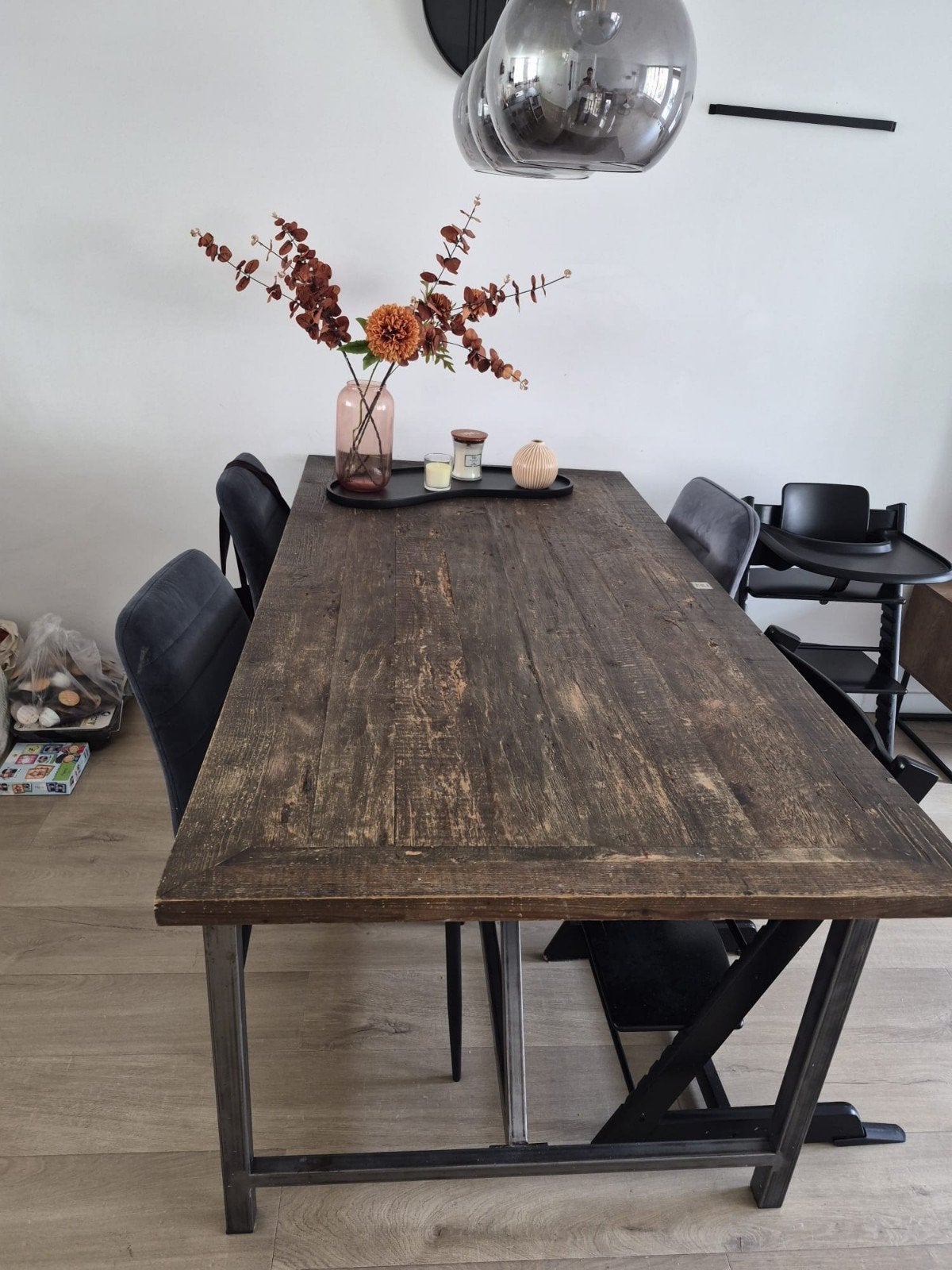 eettafel riviera maison, Ophalen, Gebruikt, 50 tot 100 cm, 150 tot 200 cm