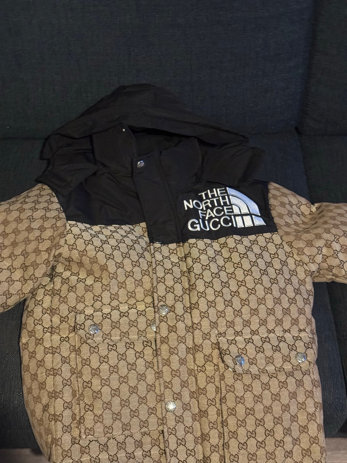 Gucci The North Face Kinderjas - Zo goed als nieuw, Ophalen of Verzenden, Zo goed als nieuw