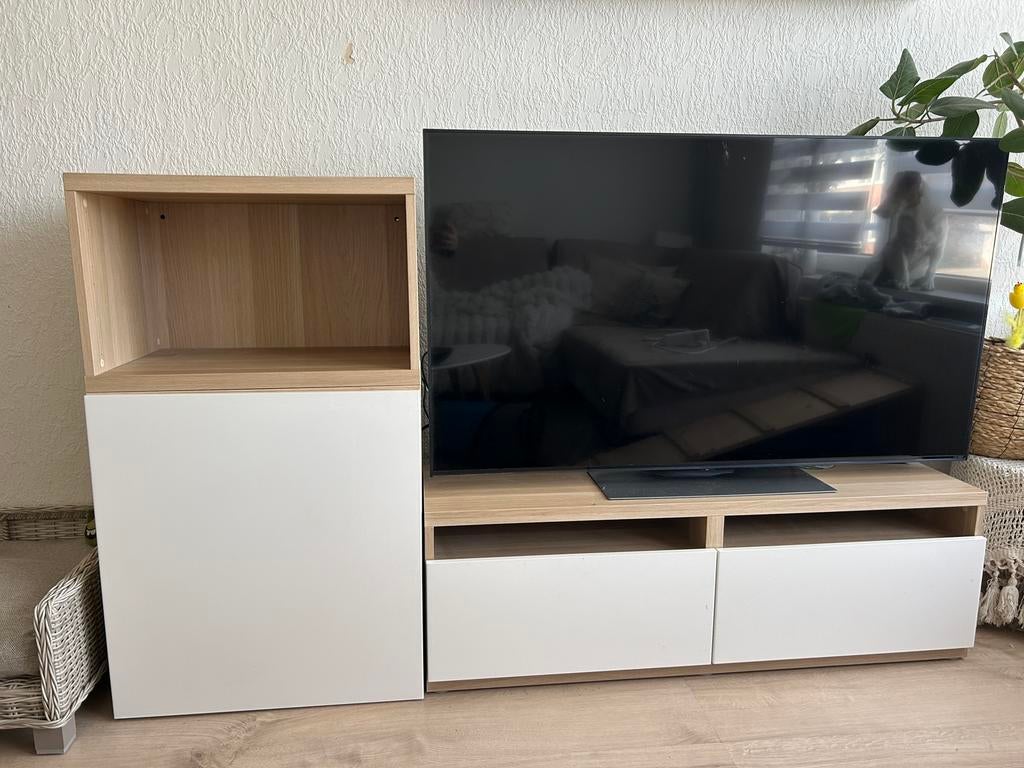 Tv meubel, Huis en Inrichting, Ophalen, Gebruikt, 100 tot 150 cm, Minder dan 100 cm