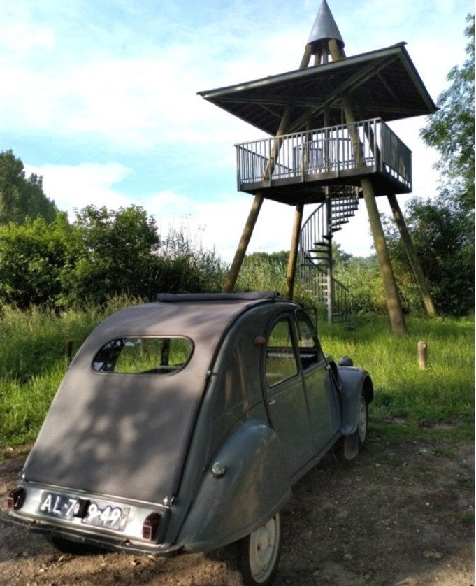 Citroën AZ, Ribbelkap, 1955, Auto's, Stof, 540 kg, 2CV, Cabriolet