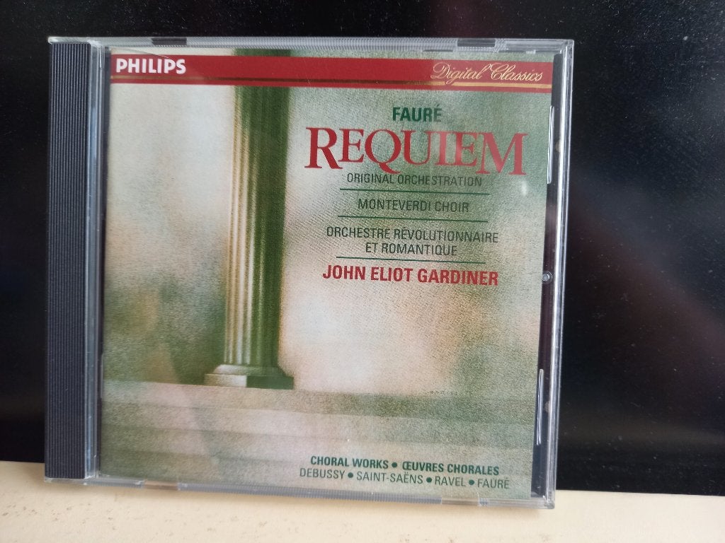 Fauré Requiem - Monteverdi Choir- John Eliot Gardiner, Cd's en Dvd's, Ophalen of Verzenden, Modernisme tot heden, Zo goed als nieuw